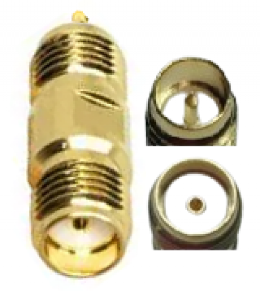 Adaptador Coaxial RF SMA F x RP SMA FS